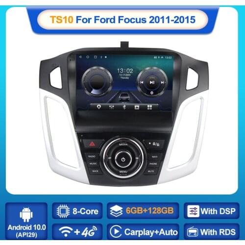 MEKEDE 6G+128G DSP RDS Car Multimedia DVD Player For Ford Focus MK3 2011-2015 Navigation GPS FM Radio Stereo IPS Screen WIFI BT