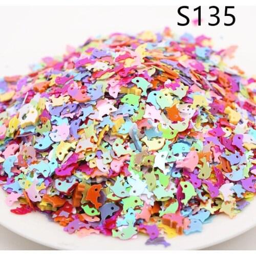 10g/pack 5mm sequin glitter Paillettes Sewing Wedding Decoration Craft Scrapbook DIY Accessories S135