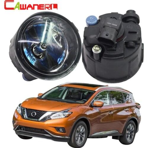 Cawanerl 2 X 100W H11 Car Halogen Fog Light DRL Daytime Running Lamp 12V For Nissan Murano Z51 Closed Off-Road Vehicle 2007-2014
