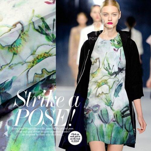 CNUM SO140 100% Natural Silk Organza/ Morning Glory /Silk Fabric Very Thin/ Width 1.53yd Thickness 6mm/ Unit:Meter