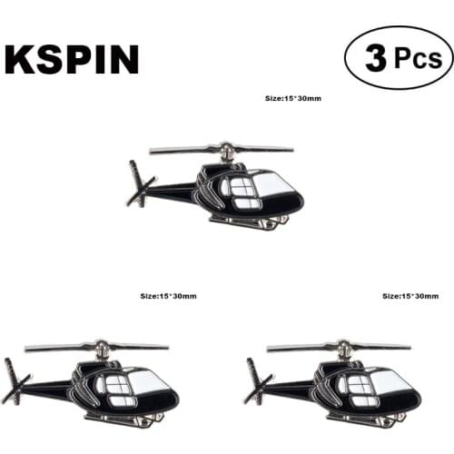 Helicopter Badge Lapel Pin Brooches Pins Flag badge Brooch Badges