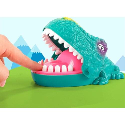 Mouth Dentist Bite Finger Game Toy Funny Dinosaur Pulling Teeth Bar Games Toys For Children Interactive Novelty Gag Trick Jokes