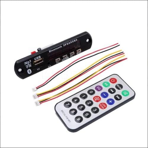 Kebidu 1pcs Wireless Bluetooth 12V MP3 WMA Decoder Board Audio Module USB TF Radio For Car accessories