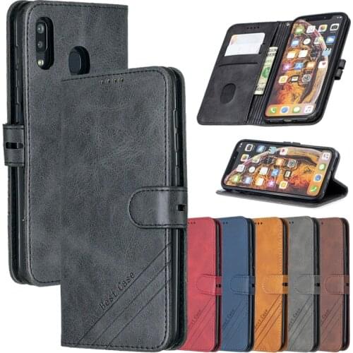 Leather Flip A30 A20 A40 A60 A50 A70 A10 Case on For Samsung Galaxy A30s A50s A20s A10s A20E Magnetic Stand Wallet Phone Cover