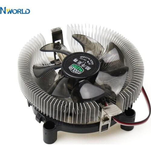 Nworld CPU Cooler Cooling Heatsink Fan For Computer PC Inter LGA775/1155/1156 AMD 754 AM2/AM2+/AM3