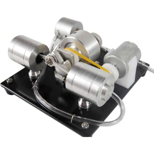 Steam Engine Model Kit Electric Generor Science Experiment Lighting Kit Early Educational Toys for Children