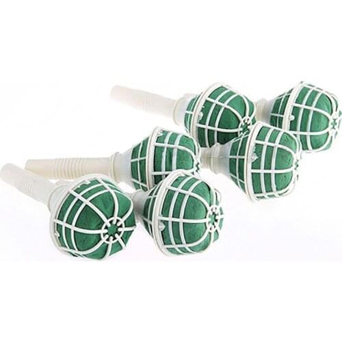 Newly Factory price cheap 6Pcs Bridal Wedding Bride Bouquet Holder Decoration Floral Foam Flower Handle Wholesale Drop Shipping