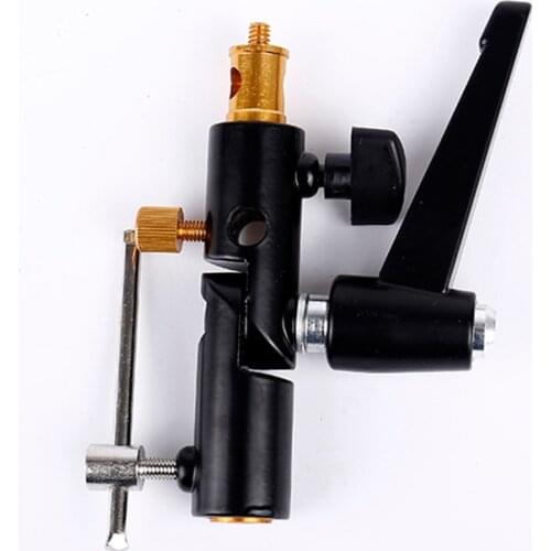 CY New Flash hot Shoe Light Stand Bracket Swivel H-Type Umbrella Holder 1/4 Flash Receiver Mount Light Stand for photographic