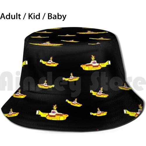 Pop Art Bucket Hat Adult kid baby Beach Sun Hats Music London Psychedelia England Band 60S Sixties Urban
