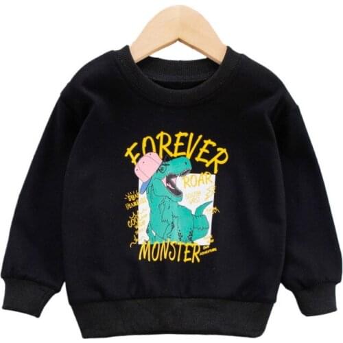 New 2021 Brand Quality 100% Cotton Sweatshirts Toddler Boy Cute Clothing Baby Boys Clothes Fashion Cartoon Regular Long-sleeves