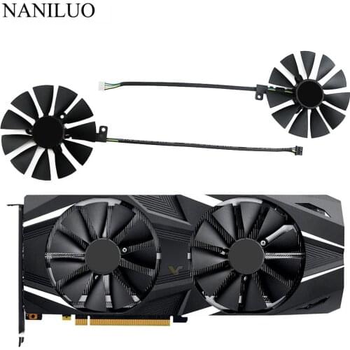 87mm FDC10U12S9-C T129215SH 4Pin RTX 2060 2070 2080 DUAL Advanced OC Fans For ASUS GeForce RTX2080 RTX2070 GAMING Card Fan