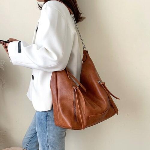 Handbags Women Shoulder Crossbody Bag Female Casual Large Capacity Totes High Quality Soft Leather Ladies Hobo Messenger Bag