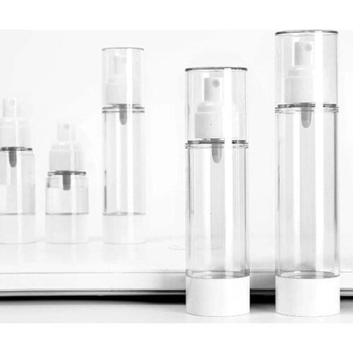 1Pcs Transparent Empty Spray Bottles 15ml/30ml/50ml/80ml/100ml Plastic Mini Refillable Container Empty Cosmetic Containers