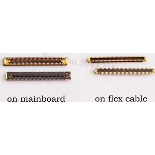 10-50PCS LCD Display Screen FPC Connector Contact on Board/Flex For Samsung A12 A125F A125 A125F/DS 78 Pin