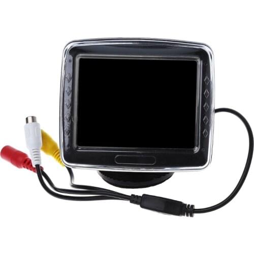 3.5 Inch TFT LCD Screen Monitor Reverse Camera Car Rear View Backup New