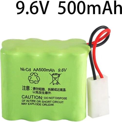 9.6V 500mAh Ni-CD battery For Huanqi 781/782 remote control tank battery 9.6 V 500mAh AA batteries