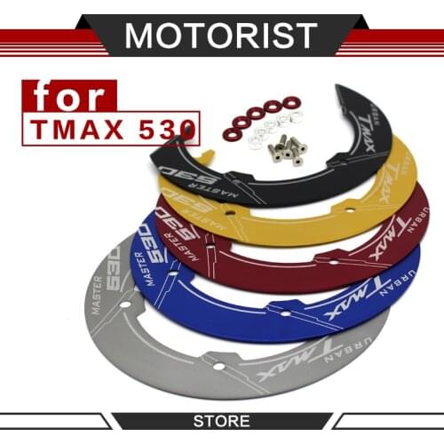 MOTORIST Accessories Motorcycle Aluminum Transmission Belt Pulley Protective Cover For KYMCO TMAX530 TMAX 530 2017-2018