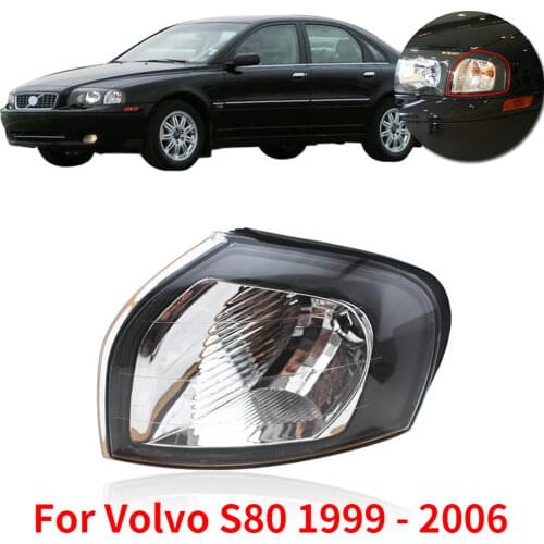 CAPQX Front headlight headlamp Marker Light For Volvo S80 1999 2000 2002 2005 2006 Corner turn light Signal Indicator lamp
