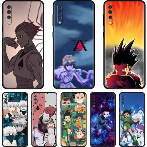 N-Naruto Anime Luxury Silicone Black Phone Case For Samsung Galaxy A50 A70 A10 A20e A30 A40 A7 2018 Cover Fundas Capa