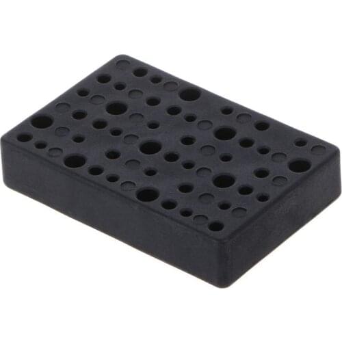 45 Holes Electric Drill Bit Storage Block Box Drill Head Holder Organizer Case 16FA