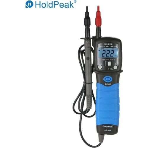 Multimeter Handheld Backlight LCD Display Pen Type Digital Multimeter DC/AC Voltage Meter Resistance Diode Continuity Tester