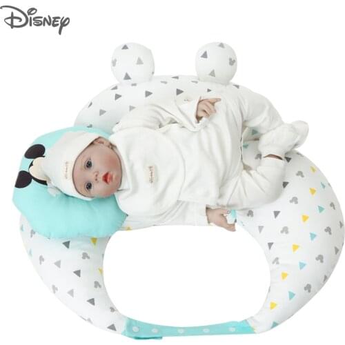 Disney Maternity U-shaped Newborn Infant Baby Breastfeeding Pillow Nursing Slipcover Protector Modern Removable Elastic Pillow