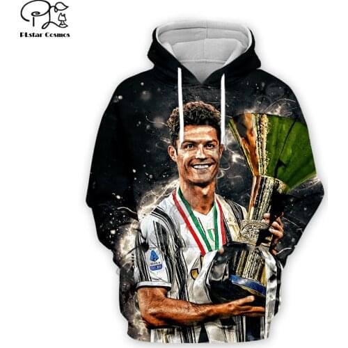 PLstar Cosmos Cristiano Ronaldo Goat Athletes Football Player NewFashion Tracksuit 3DPrint Men/Women Streetwear Funny Hoodies 18