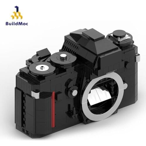 Buildmoc Creator Expert Slr Camera Simulation Collection Sets Moc Ideas Model Building Blocks Diy Educational Toys Kids Gifts