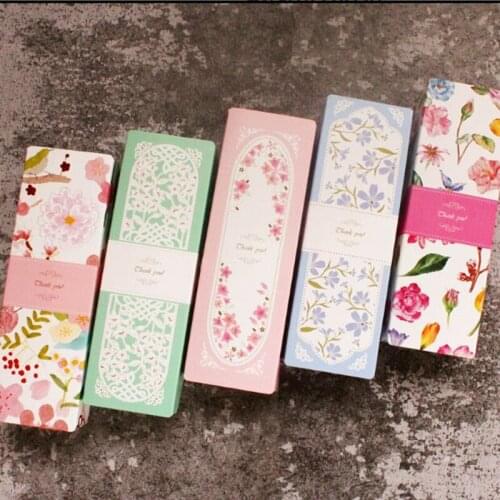 20 pieces food candy Flower Serise 21.5x6.8x4cm Mid-Autumn Festival Candy Paper Box Paper Gift Box For Moon Cake Candy Biscuit