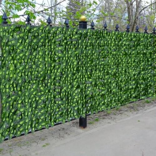 Anti-peep Perilla Leaf Fence Balcony Privacy Blocking Decorative Fence Garden Fence Decoration Restaurant Wall Decoration