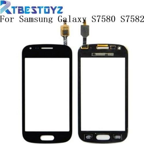 RTBESTOYZ Touch Screen Digitizer Sensor Front Glass Lens Panel For Samsung Galaxy Trend Duos 2 GT S7580 S7582
