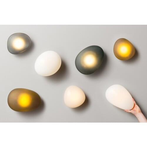 Nordic Wall lamps Modern sconce wall light fixture Stairway LED Light In Post-modern Rustic Antique Edison Glass Spherical Shape