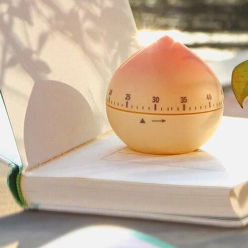 Timer Creativity Vegetable Fruit Shaped Mechanical ABS Creative Cooking Time Reminder Learning Timing for Home Kitchen Tools