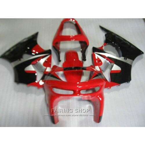 High Quality Fairings For Kawasaki ZX6R 1998 1999 98 99 Red Black Ninja ZX6R Fairing Kit BW20