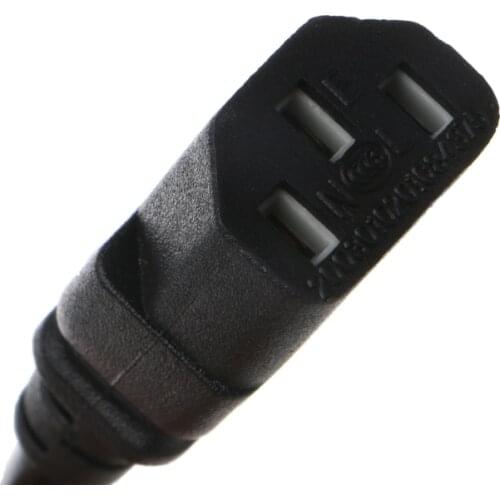 1.5m C13 IEC 320 European Kettle 2 Pin AC Round EU Plug Power Cable Cord Dropshipping