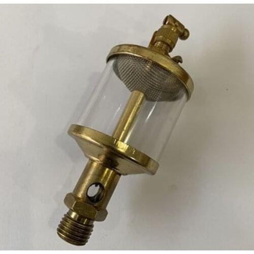1/8" 1/4" 3/8" BSP Male Thread Needle Valve Type Oil Cup Machine Tool Lathe Mill Sight Gravity Drip Feed Oiler Lubricator