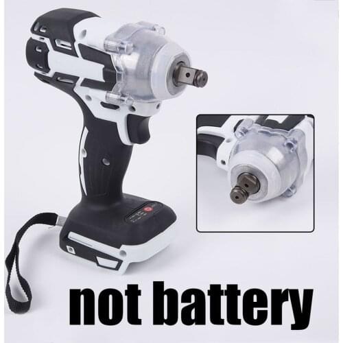 128V Adjustable 240-520NM LED Cordless Electric Impact Drill Driver Hammer