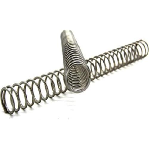 2pcs/lot 0.6mm 0.8mm 304 Stainless Steel Long Spring Y-type Compression Spring Outer Dia 5-12mm Length 300mm
