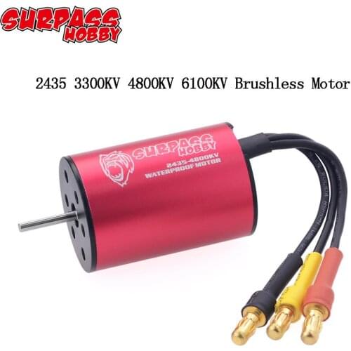 2435 3300KV 4500KV 4800KV 6100KV Brushless Motor 2S for Traxxas Tamiya Redcat HSP 1/16 1/18 RC Buggy Racing Climbing Off-road