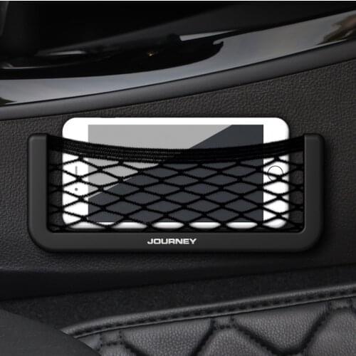 Car Storage Net Bag Phone Holder Pocket Organizer for Dodge Journey 2009 2011-2018 accessories car styling