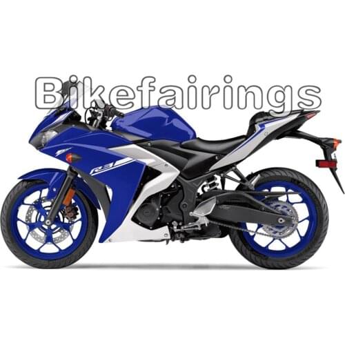 White Blue Cowlings For Yamaha R25 / R3 2015 2016 15 16 ABS Injection Complete Panels New
