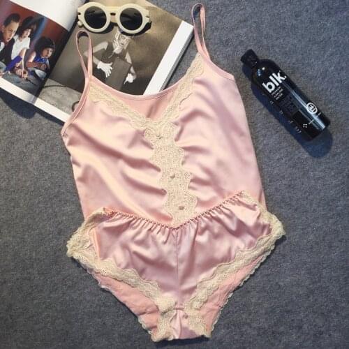 Big Brand Luxury Imitation Satin Women Short Pajama Set Sexy Lace Pajamas Suit Silk Thin Hot Women Night Wear Clothes