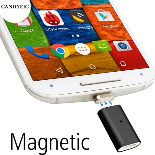 CANDYEIC Magnetic Micro USB Adapter For Android Moto G X Nexus Cable Charger Magnetic For Samsung HTC Sony OnePlus XIAOMI Cable