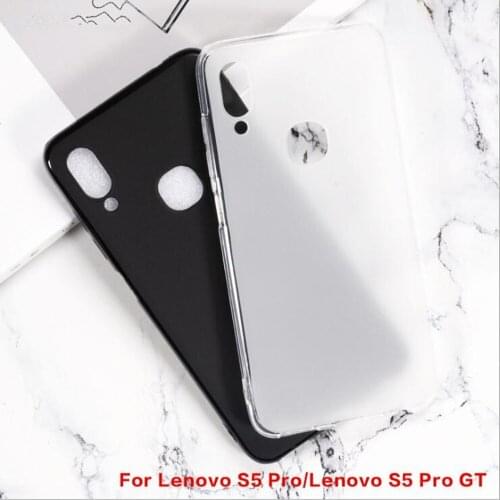 For Lenovo S5 Pro Case Luxury Pudding Frosted Soft Silicone TPU Case For Lenovo S5 Pro GT Cover Phone Shell Coque Fundas