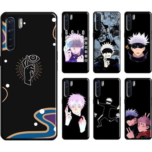 Gojo Satoru Jujutsu Kaisen For OPPO A53 2020 A31 A5 A9 A1K A3S A5S A15 A52 A72 A83 F5 F7 Find X2 X3 Pro Phone Cover