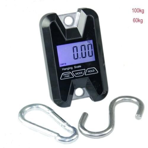 Hot Weighing scales Digital Pocket Weight Scale Mini Portable Heavy Duty Hook Hanging Crane Mi Scale Smart Balance 100kg 60kg