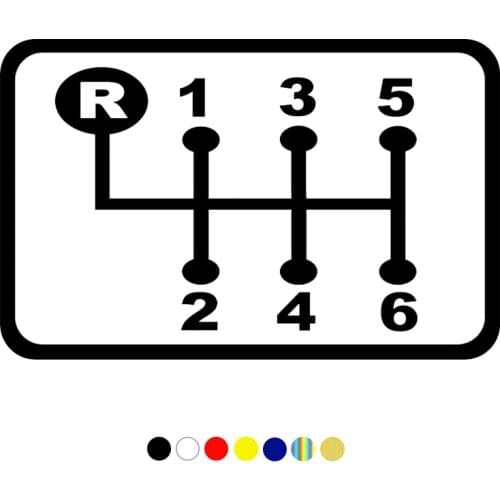 CS-790# MKPP. Manual gearbox version 1 funny car sticker vinyl decal silver/black for auto car stickers styling car