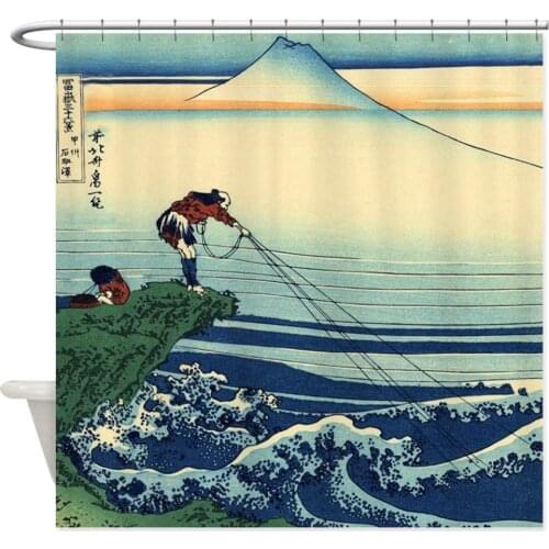 Kajikazawa by Hokusai Decorative Fabric Shower Curtain