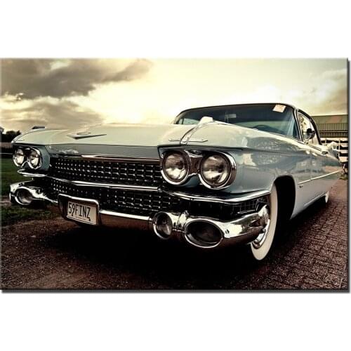 Classic Muscle Car Photo Decorative Posters and Prints Canvas Painting Wall Art Picture For Living Room Decor