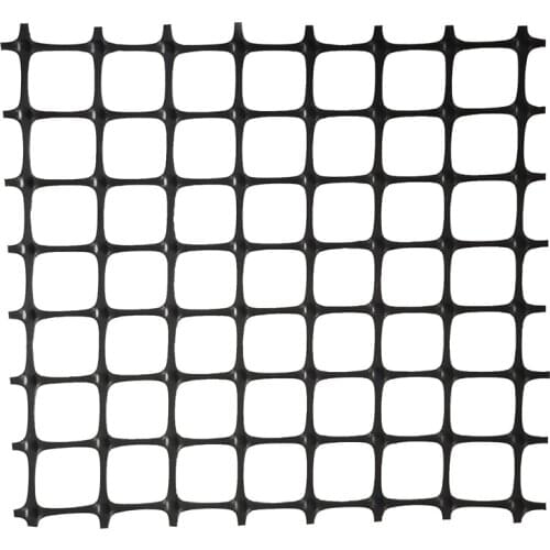 Polypropylene two way geogrid pp biaxial geogrid roll RETAINING WALL price per square meter